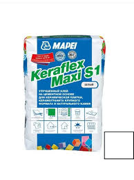 Клей для плитки и камня Mapei Keraflex Maxi S1 беый 25 кг C2TES1 MAPEI