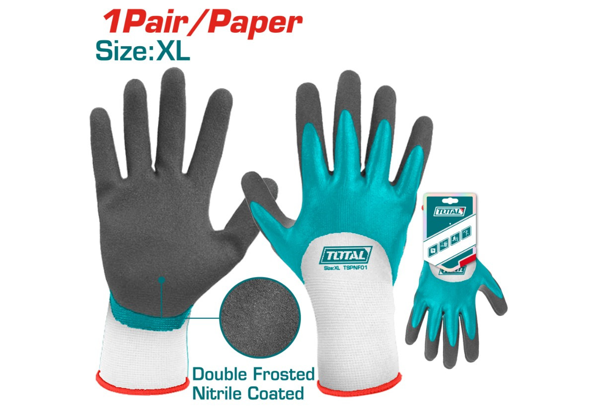 Նիտրիլային ձեռնոցներ XL TOTAL TSPNF01
