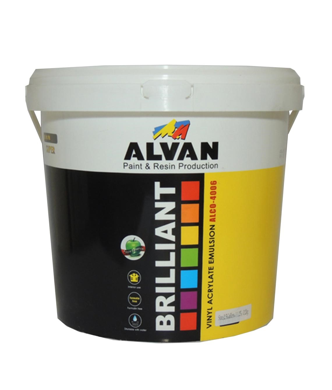 Ներկ ջրաէմուլսիոն  11,25կգ  Brilliant  ALVAN