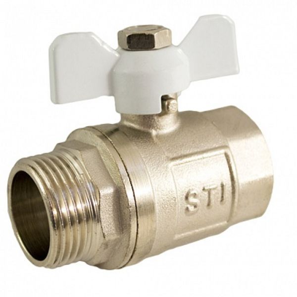 Кран шаровой Ш/ Г 25 (бабочка) STI