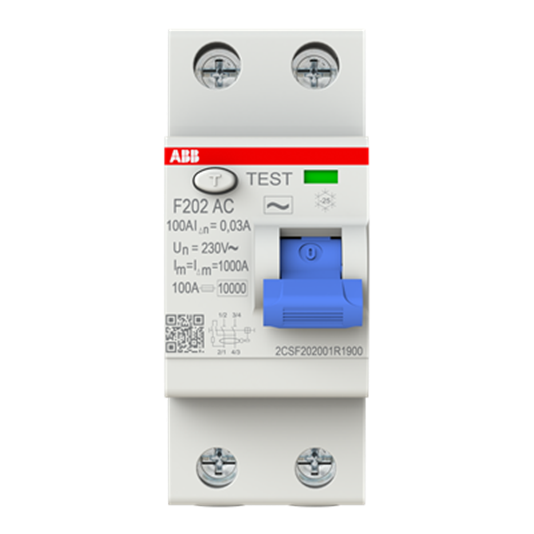 Դիֆերենցիալ անջատիչ FH202 AC-100/0.03 УЗО ABB 029914