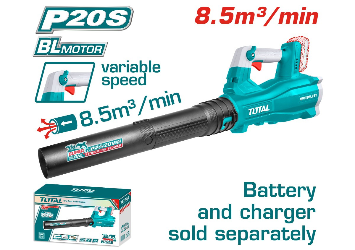 Литий-ионная электрическая воздуходувка 20В OTAL TABLI20428