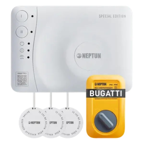 Ջրի արտահոսքի պաշտպանիչ համակարգ  խելացի լարային միացումով Bugatti Click 1/2 1 NEPTUN