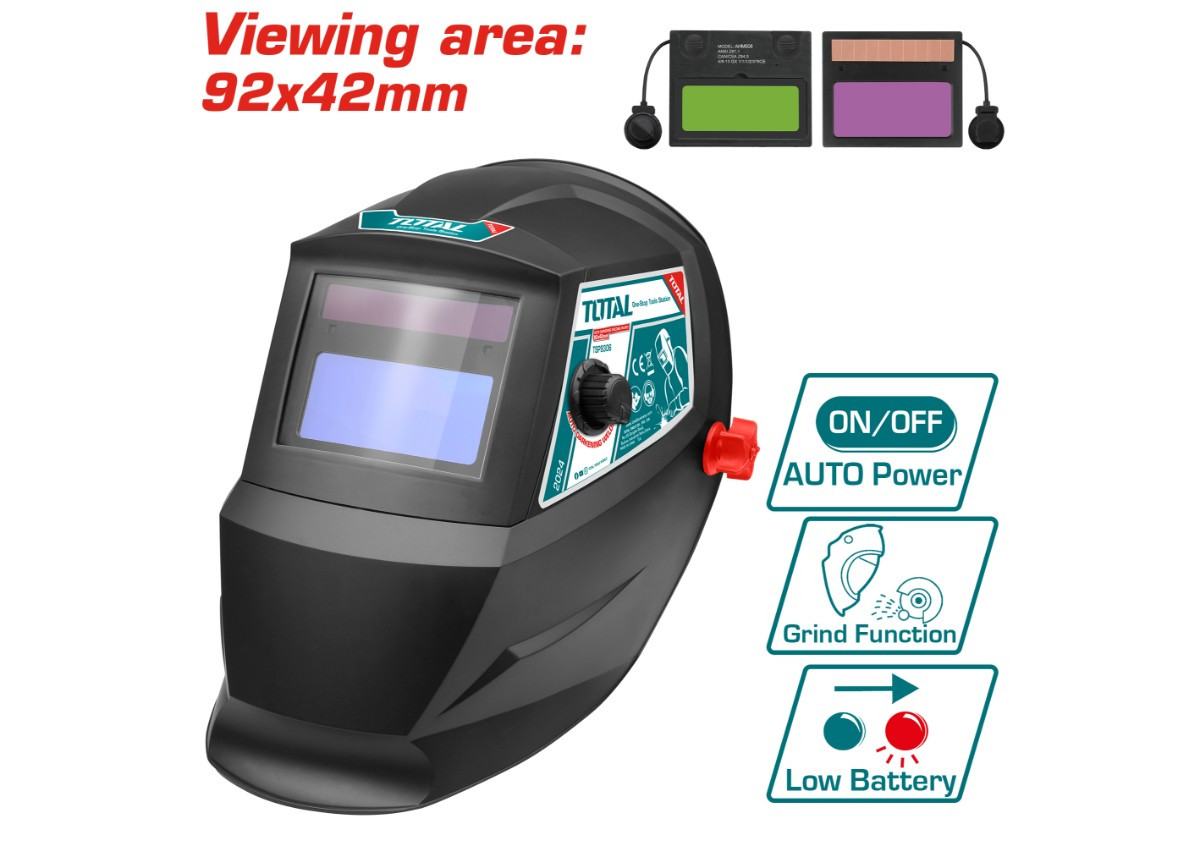 Եռակցման դիմակ Էլեկտրական  TSP9306 TOTAL