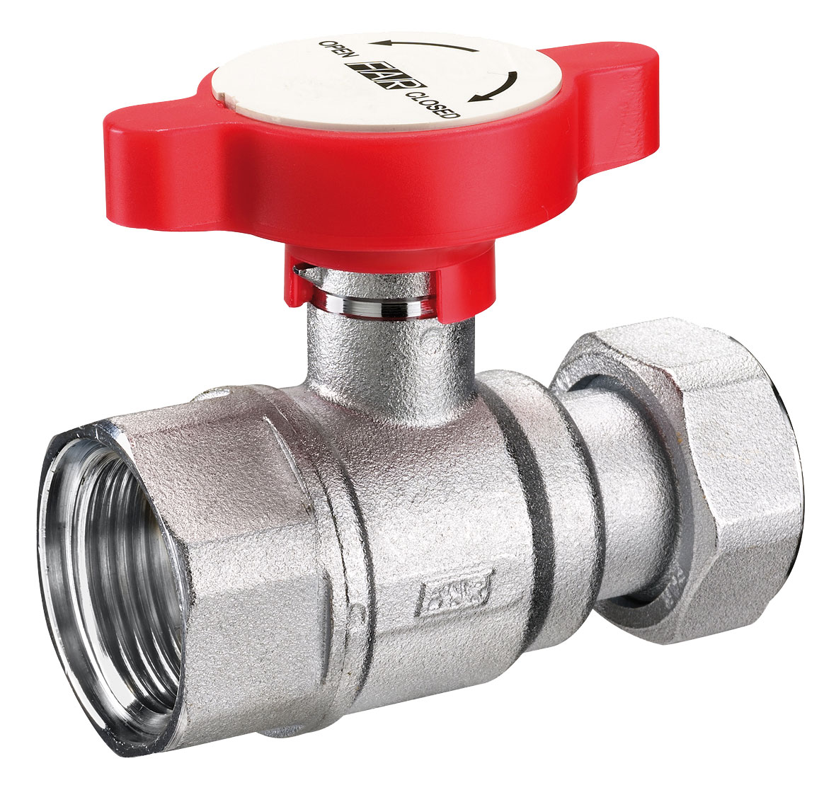 Փական կապույտ քրոմապատ 1*1 կարմիր․  FAR