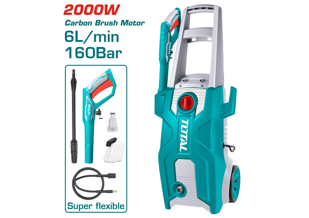 Բարձր ճնշման լվացման սարք 2000Վտ TOTAL TGT11376