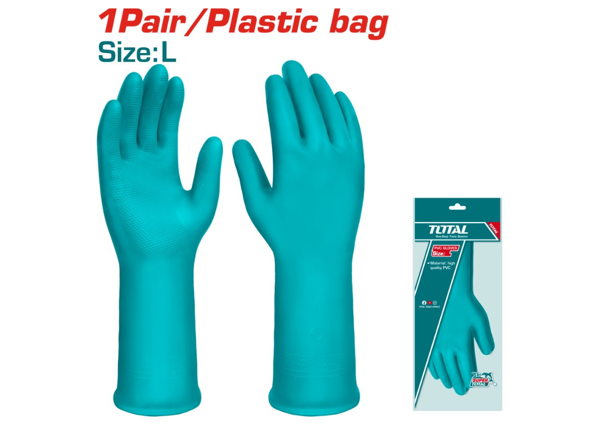 Ձեռնոցներ PVC L TSP1801 TOTAL