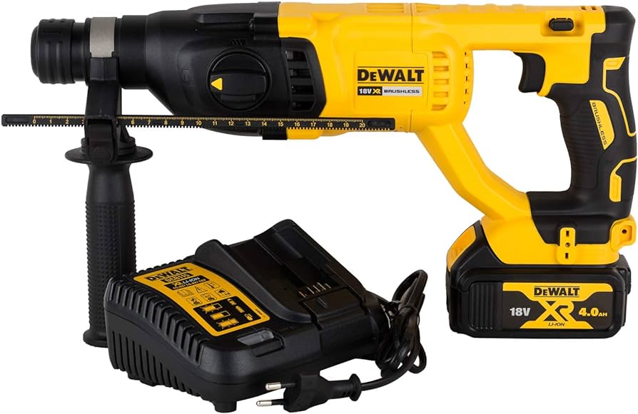 Аккумуляторный перфоратор 18 վ․ sds +   DCH 133 M 1 QW  1 Մ+4ԱՀ Dewalt