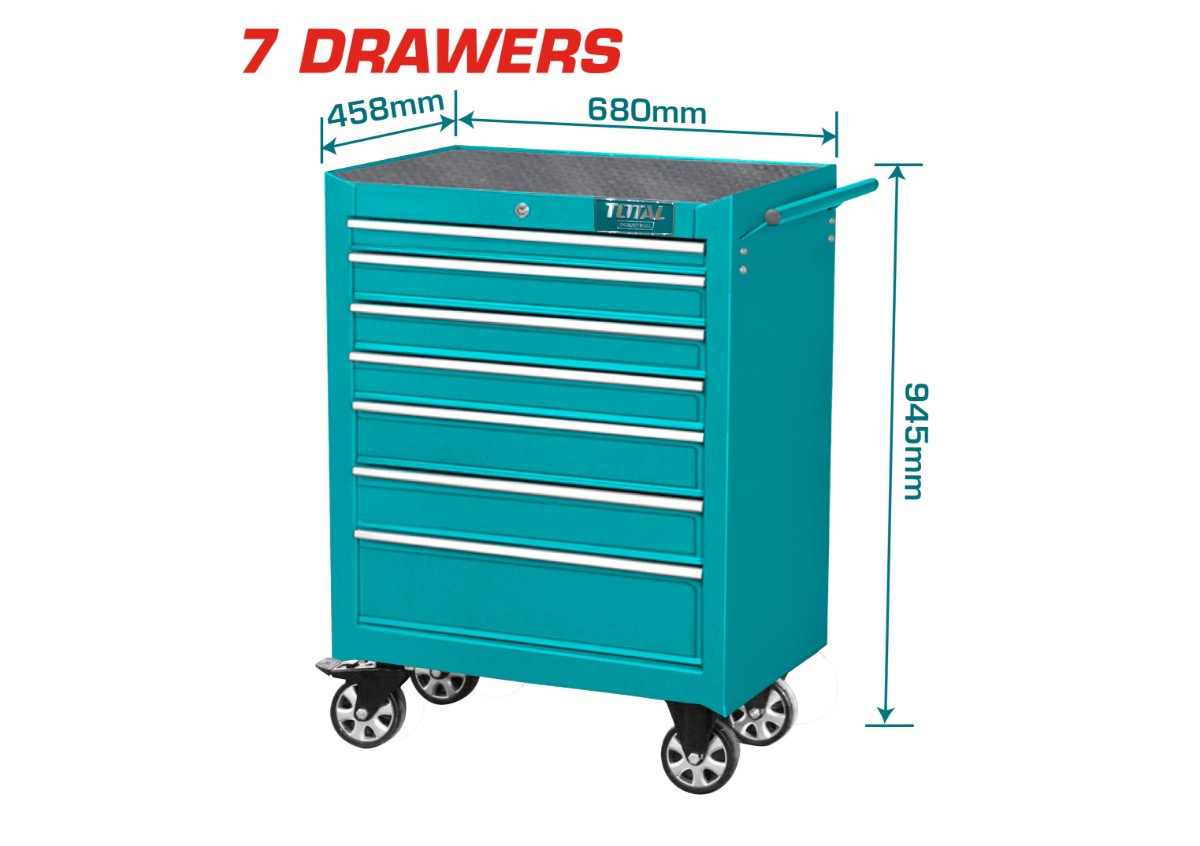 Գործիքների պահարան 7 դարակներով TOTAL THRC02071P