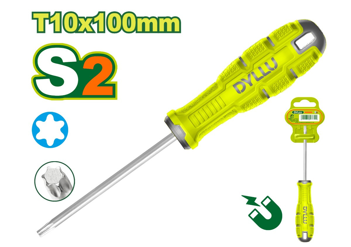 Աստղաձև պտուտակահան T10x100մմ  DTSDD214 DYLLU