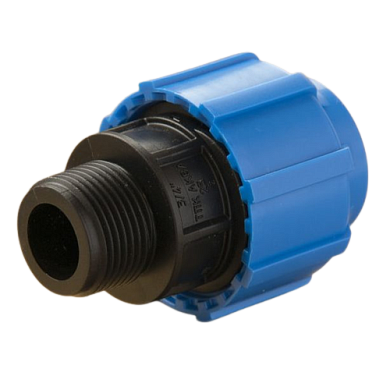 Անցում PE 32*1 M (արտաքին) ՄԱՅԵՌ ՊԼԱՍՏ