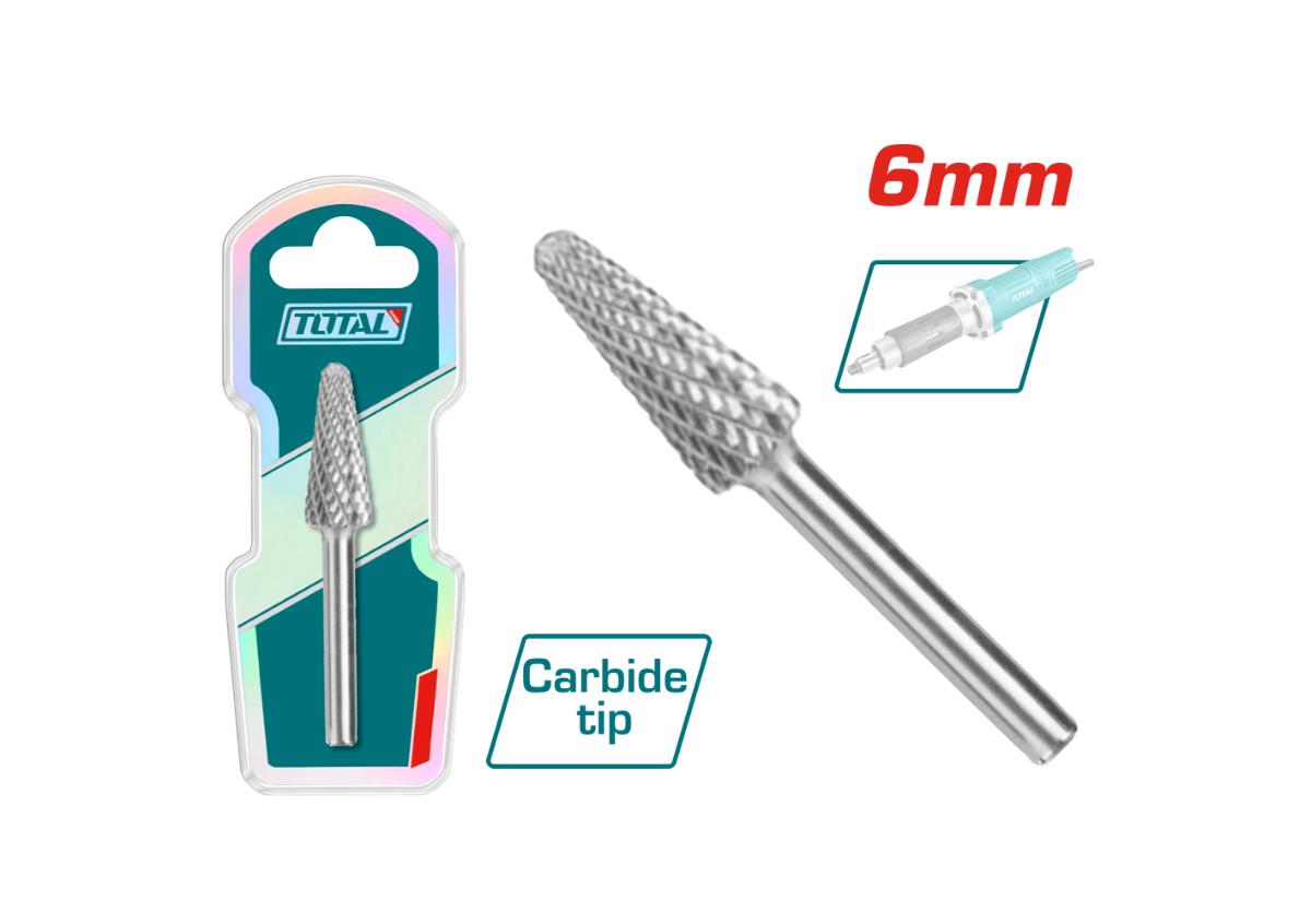 Բորֆրեզ կարբիդե 6մմ TOTAL TAKC1003