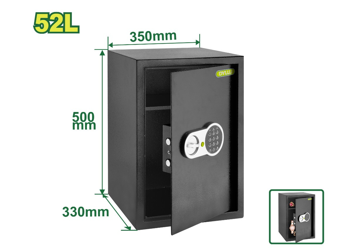 Էլեկտրոնային սեյֆ DYLLU DTEB1550 52լ