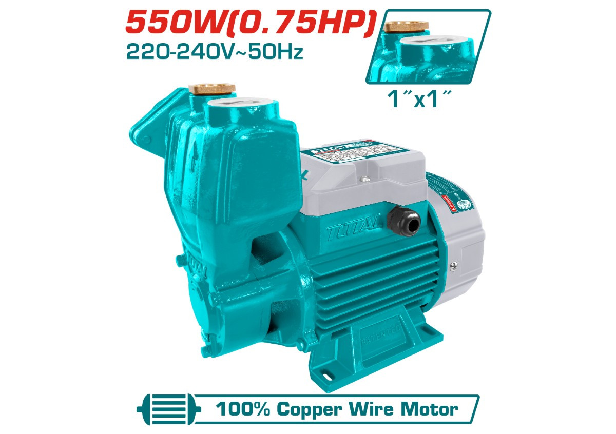 Ջրի պոմպ 550W 45մ 45լ/ր TOTAL TWP105506