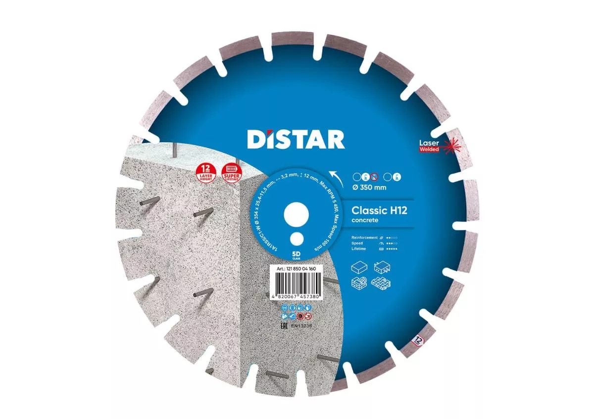 Диск для резки 1A1RSS/C1-W 354x3,2/2,2x12x25,4-21 F4 Classic H12 Distar
