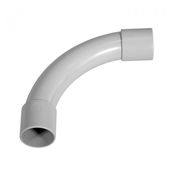 Պլաստմասե լուսնաձև անկյուն մոխրագույն 25մմ (30/270) ПРОМРУКАВ