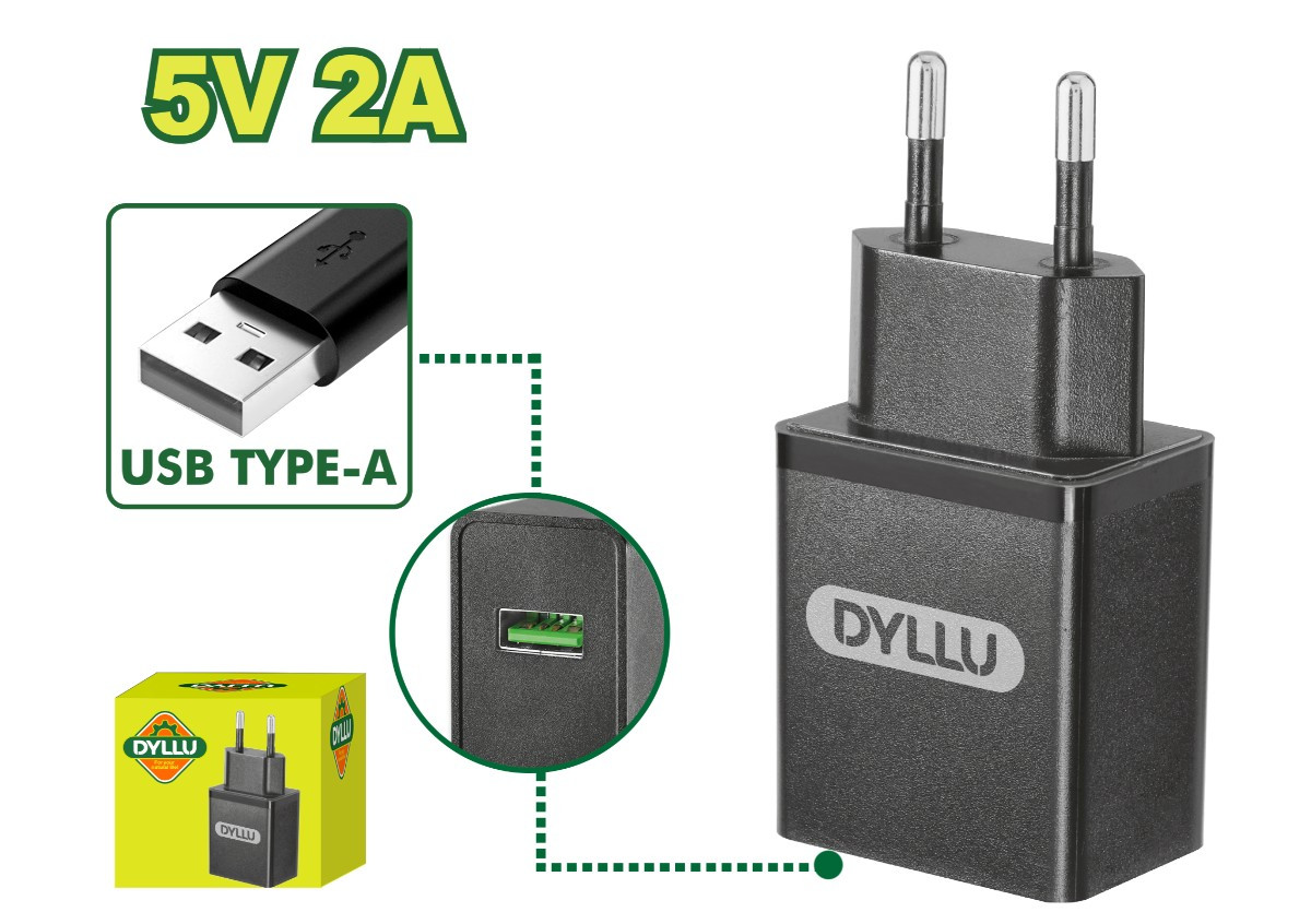 Լիցքավորիչ DYLLU DTFCT552 USB TYPE-A 5Վ 2Ա
