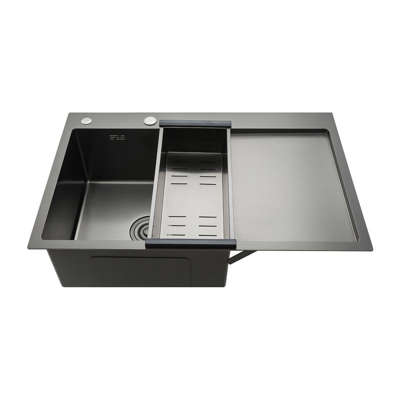 Мойка для кухни с коландером из нержавеющей стали 78*50 Gappo