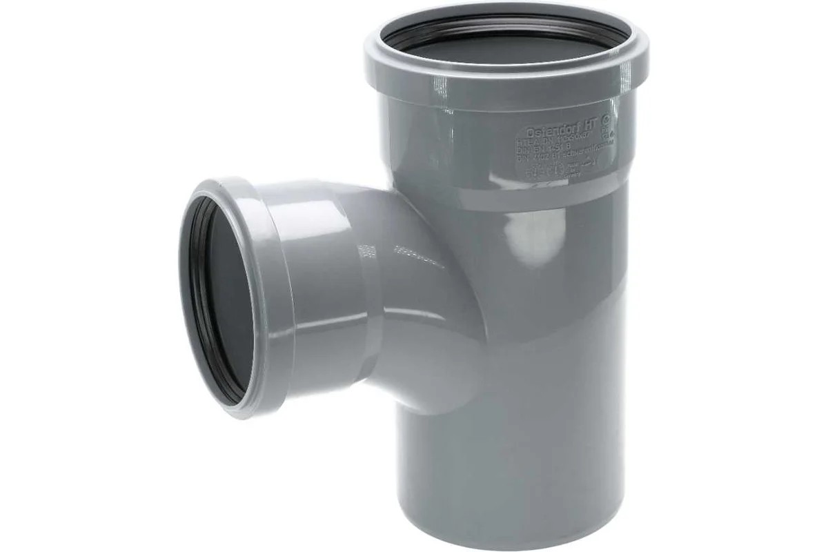 Կոյուղու եռաբաշխիկ 110/90մմ 87° մոխրագույն OSTENDORF -HTEA