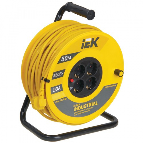 Катушка 4*50մ (3*1,5) INDUSTRIAL+ IEK