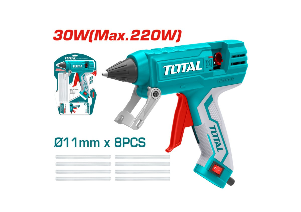 Սիլիկոնի ատրճանակ 30-220Վտ TOTAL TT301116