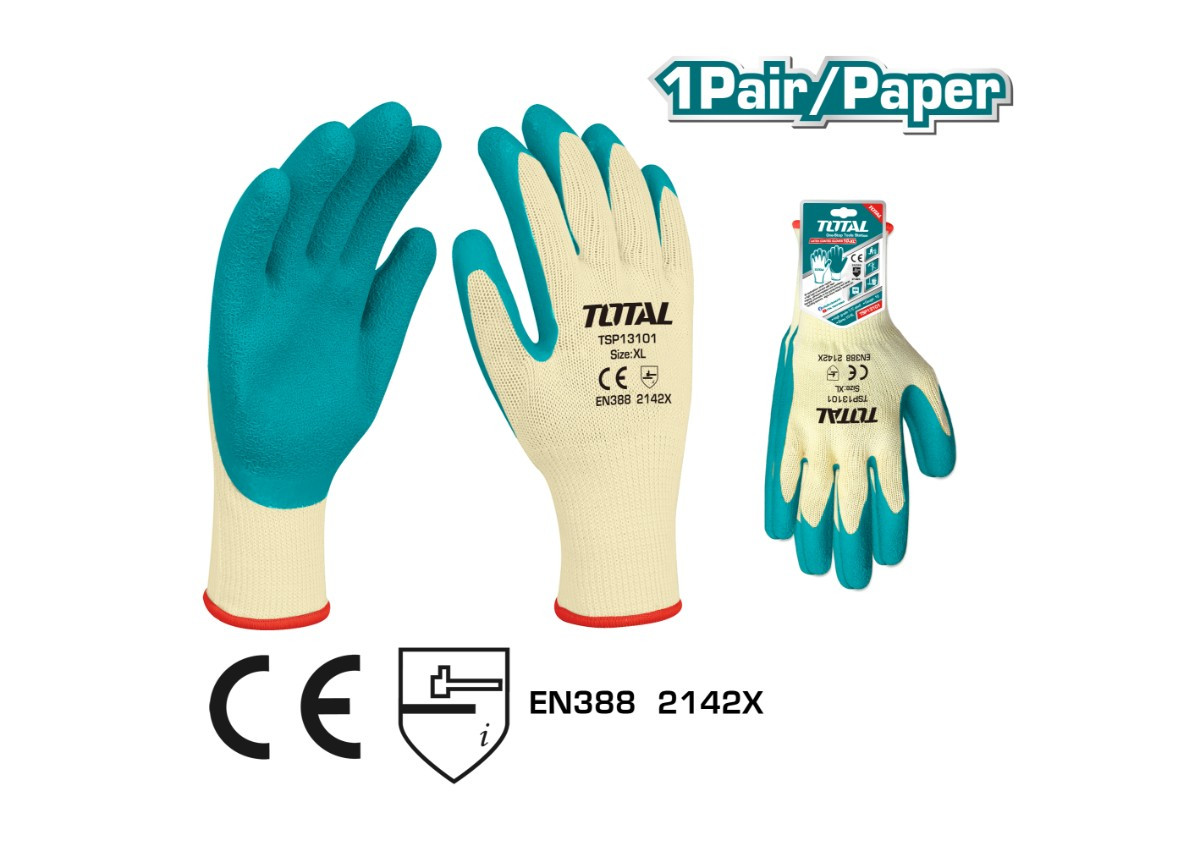 Աշխատանքային ձեռնոց ռեզինե TOTAL TSP13101