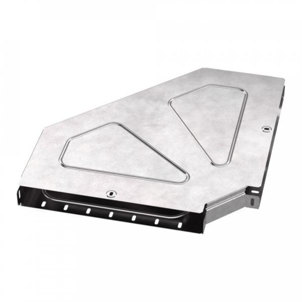 Угол горизонтальный 90° с крышкой 400*50мм ПРОМРУКАВ