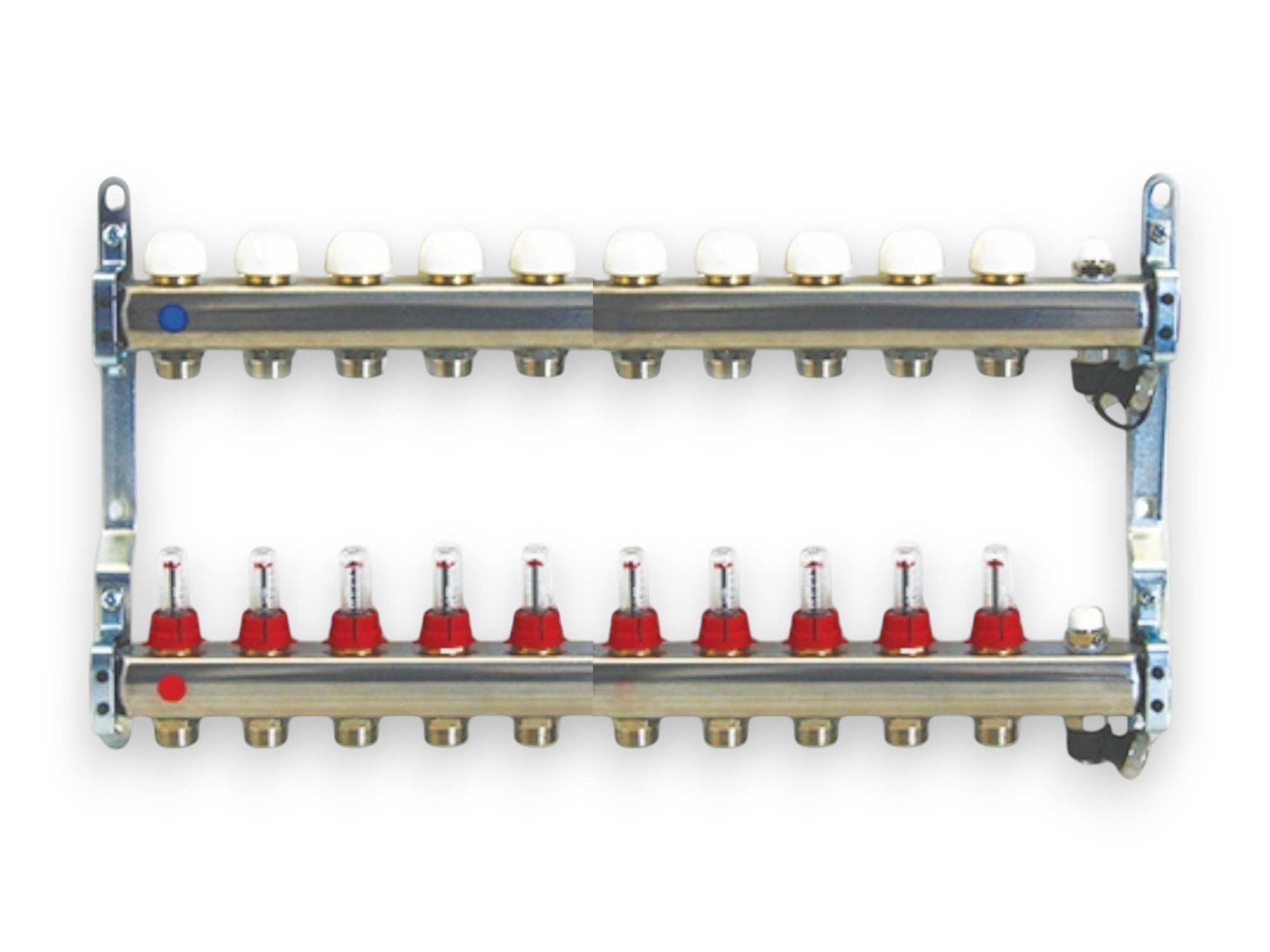 Распределительный коллектор из стали 1G 10 вых (3/4x18) 3855X TIEMME