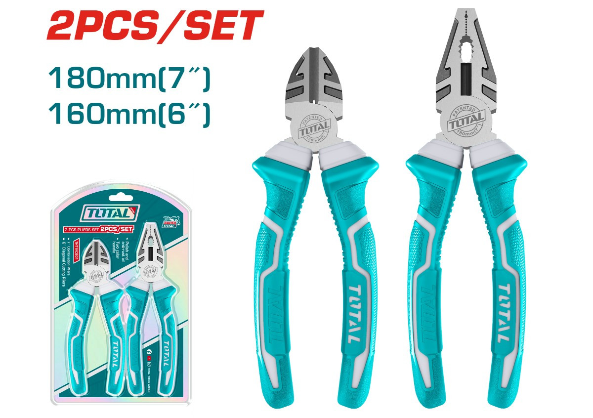 Набор плоскогубцев 2 шт TOTAL THT1K0201