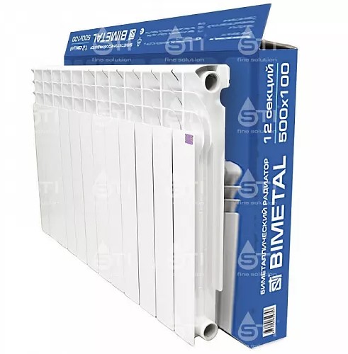 Ռադիատոր 500/80 6 բաժ. Bimetal STI