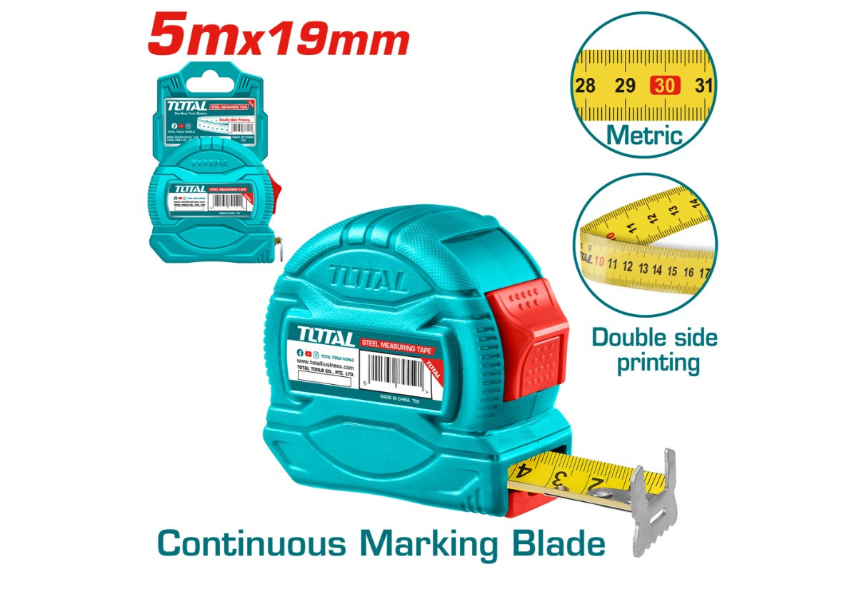 Մետր  5մx19մմ  TMT34519M TOTAL