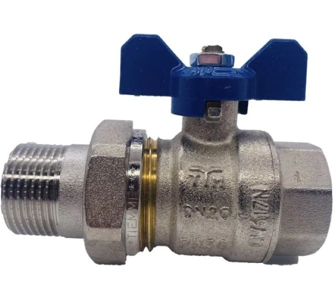 Ջրի փական  3/4 ԱՊ-ՆՊ կապույտ 2121R TIEMME