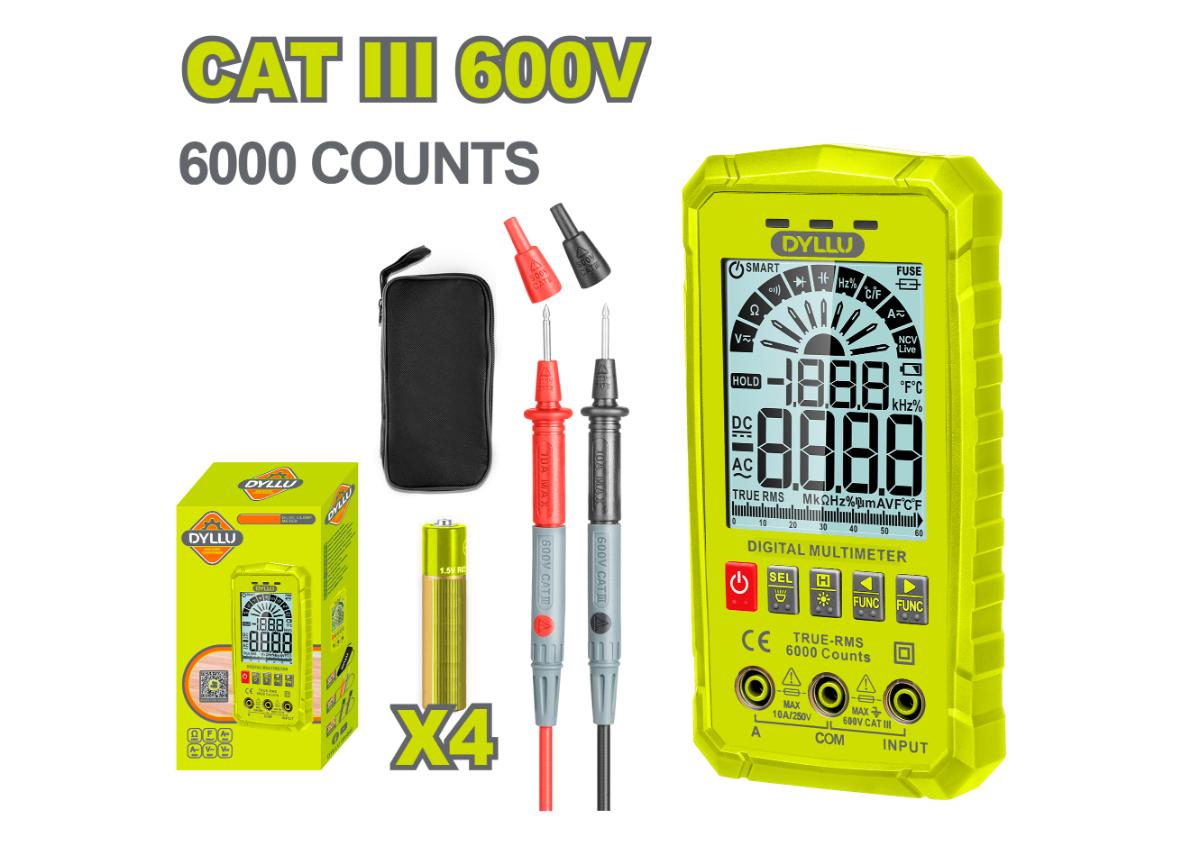 Цифровой мультиметр  600В  DYLLU DTDM1507