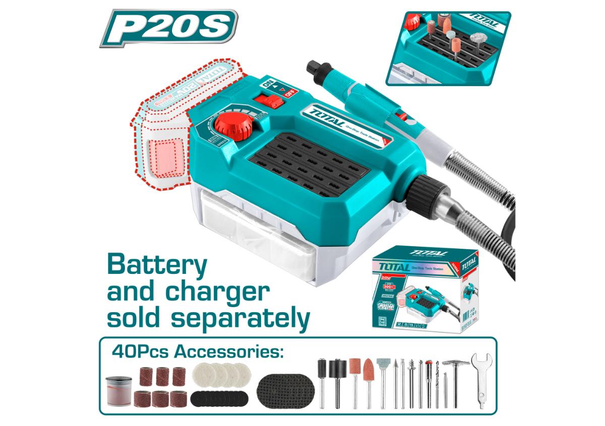 Գրավեր մարտկոցային 20Վ TOTAL TMGLI2001