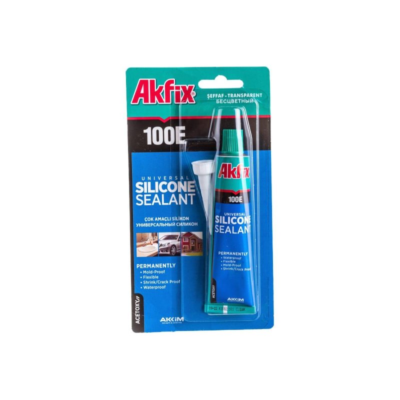 Սիլիկոն պարկուճով անգույն 100E 24/192 50մլ  AKFIX