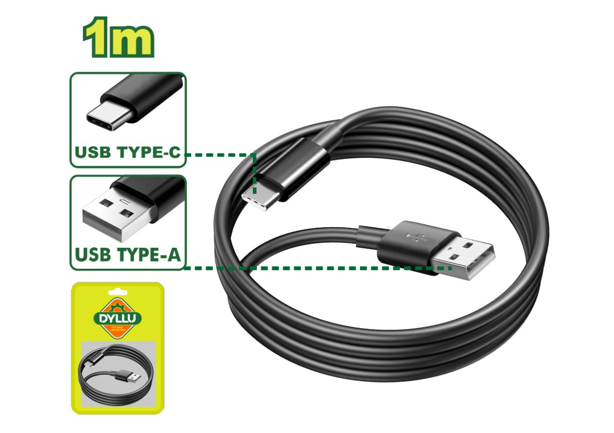 USB մալուխ type-A - type-C DYLLU DTUB1501 1մ