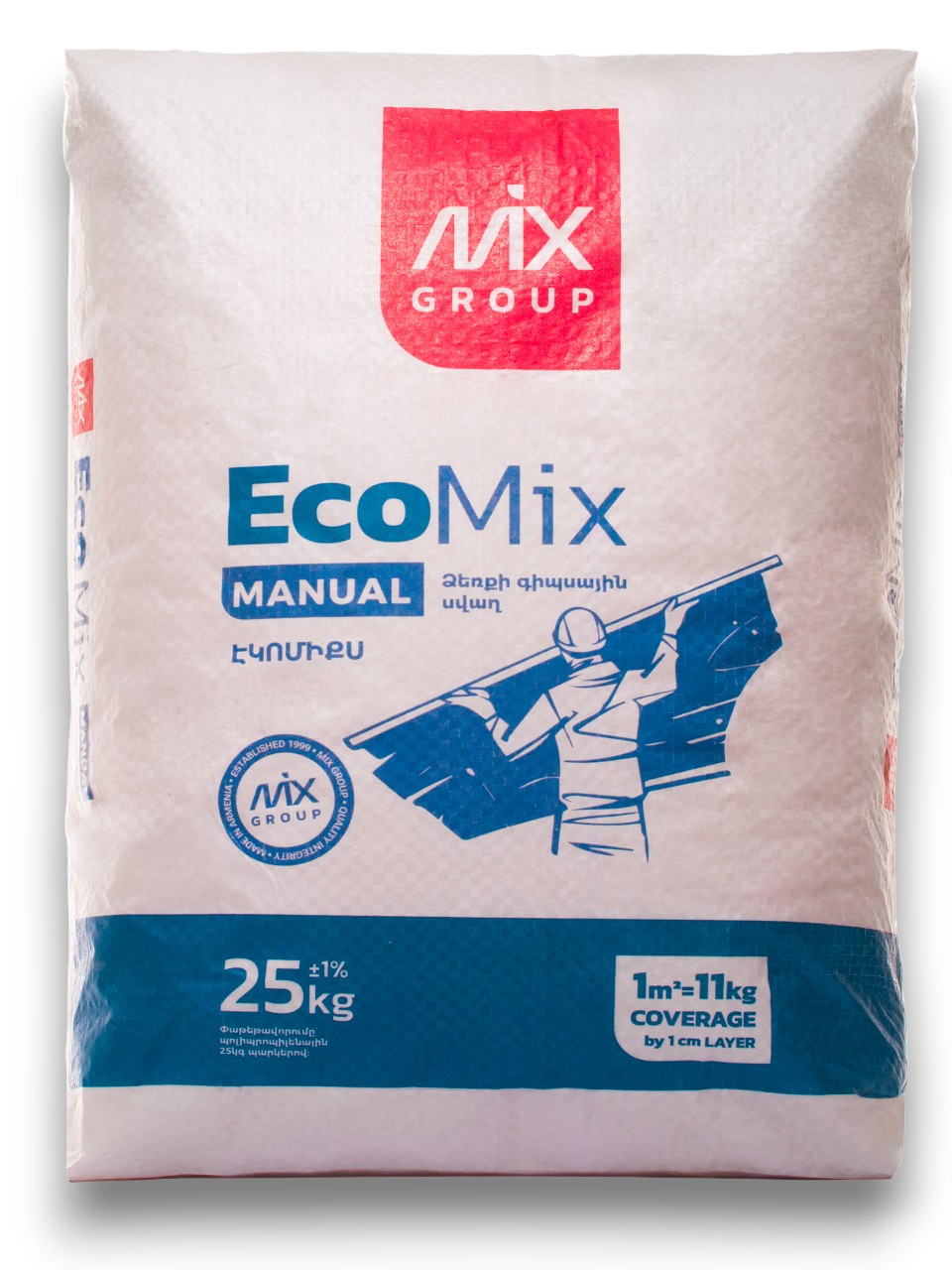 Ծեփամածիկ Էկոմիքս Mix 25կգ