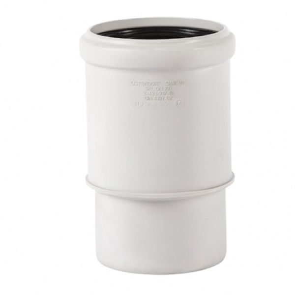 Длинная муфта (патрубок компенсационный) d110 196мм  OSTENDORF