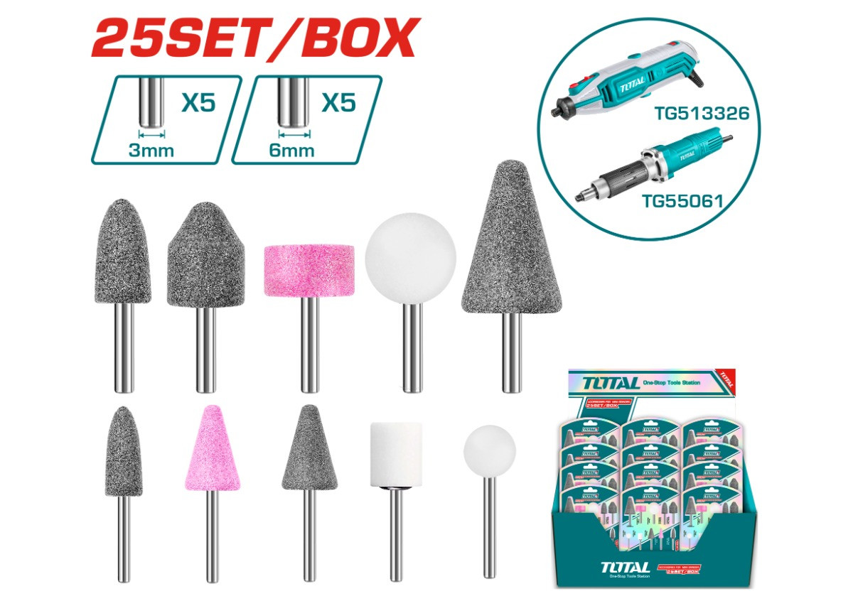 Գրավերի աքսեսուարների հավաքածու (25 կտոր) TOTAL TAKB1001