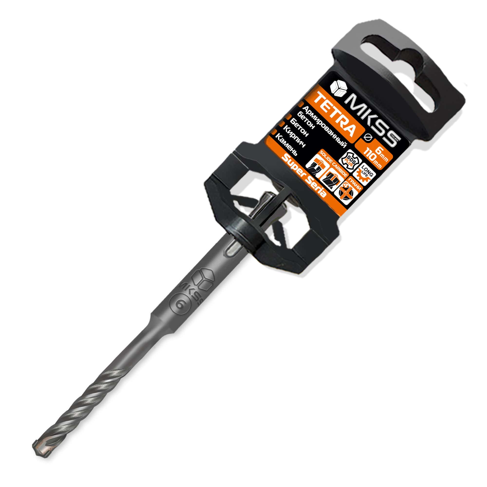 Հորատիչի գայլիկոն SDS Plus 6x110մմ  "TETRA" MKSS