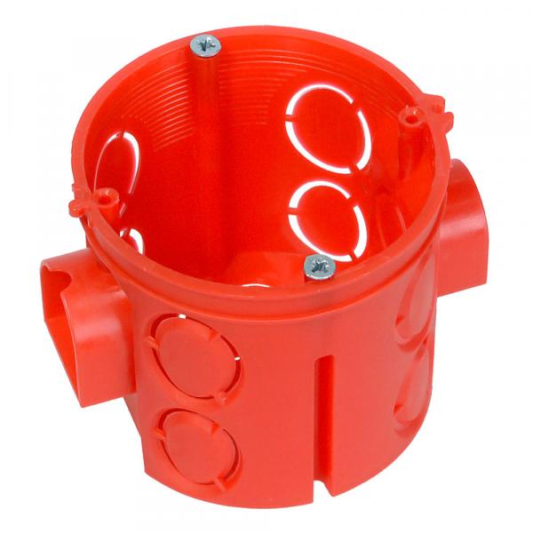 Տուփ մոնտաժային (HF) 68х62մմ կարմիր ПРОМРУКАВ