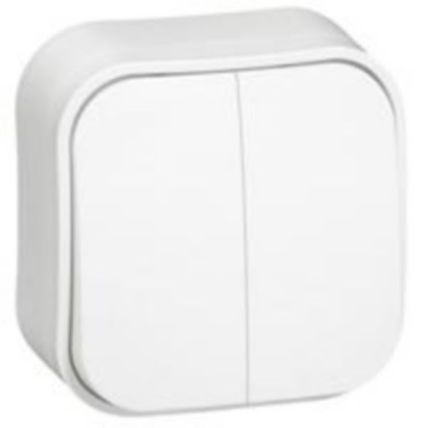 Անջատիչ 10A 2ստեղն․ սպիտակ Forix  Legrand