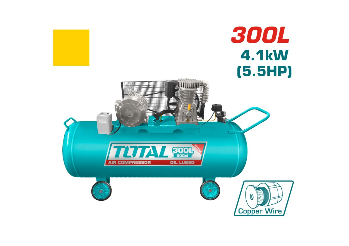 Կոմպրեսոր եռաֆազ 300լ TOTAL TC1553002