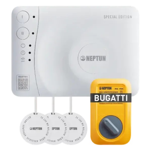 Ջրի արտահոսքի պաշտպանիչ համակարգ խելացի լարային միացումով Bugatti Click 3/4 1 NEPTUN