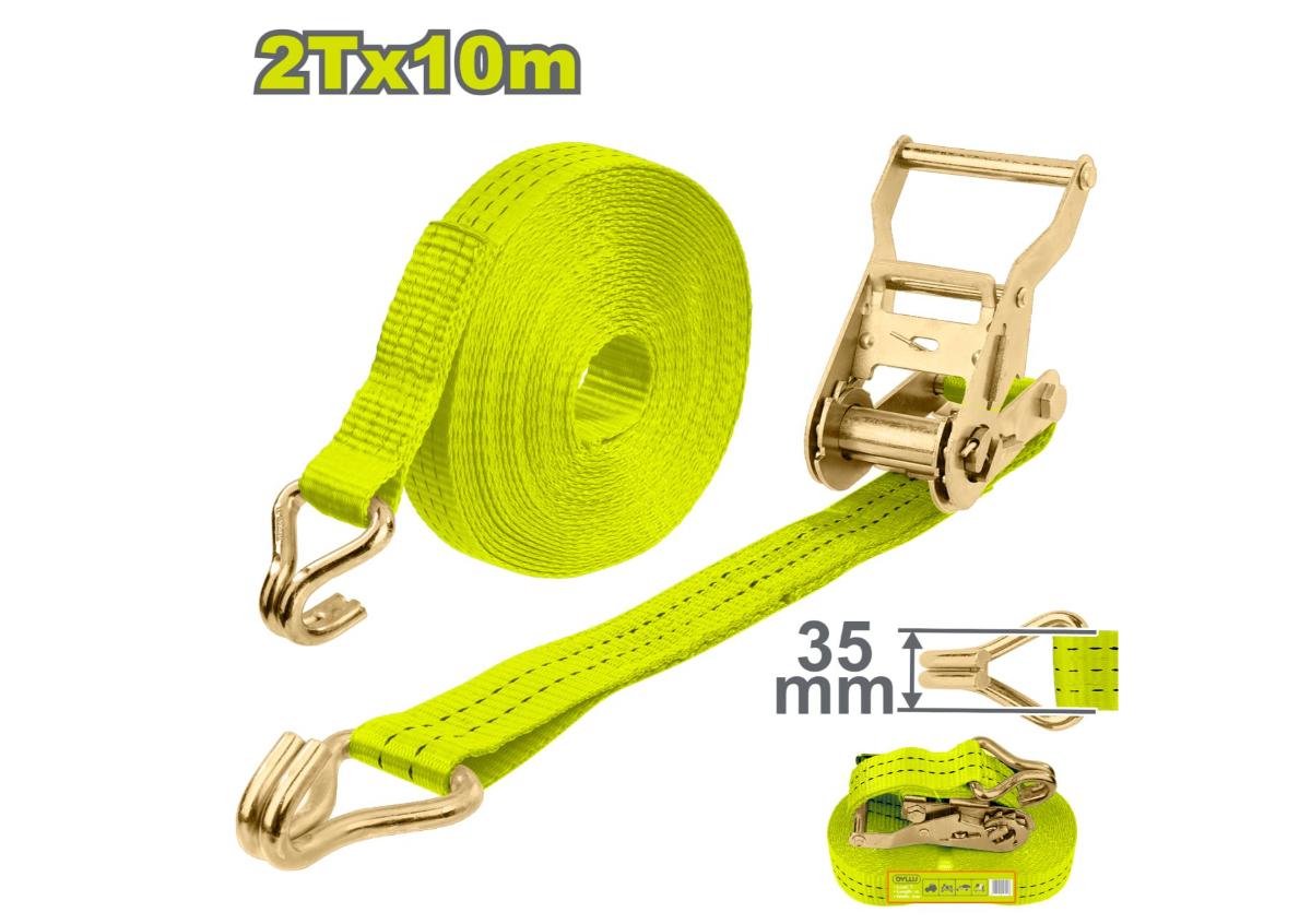 Գոտի ճռիկով,ձգվող 2տոննա 10մx35մմ  DTRT13210 DYLLU