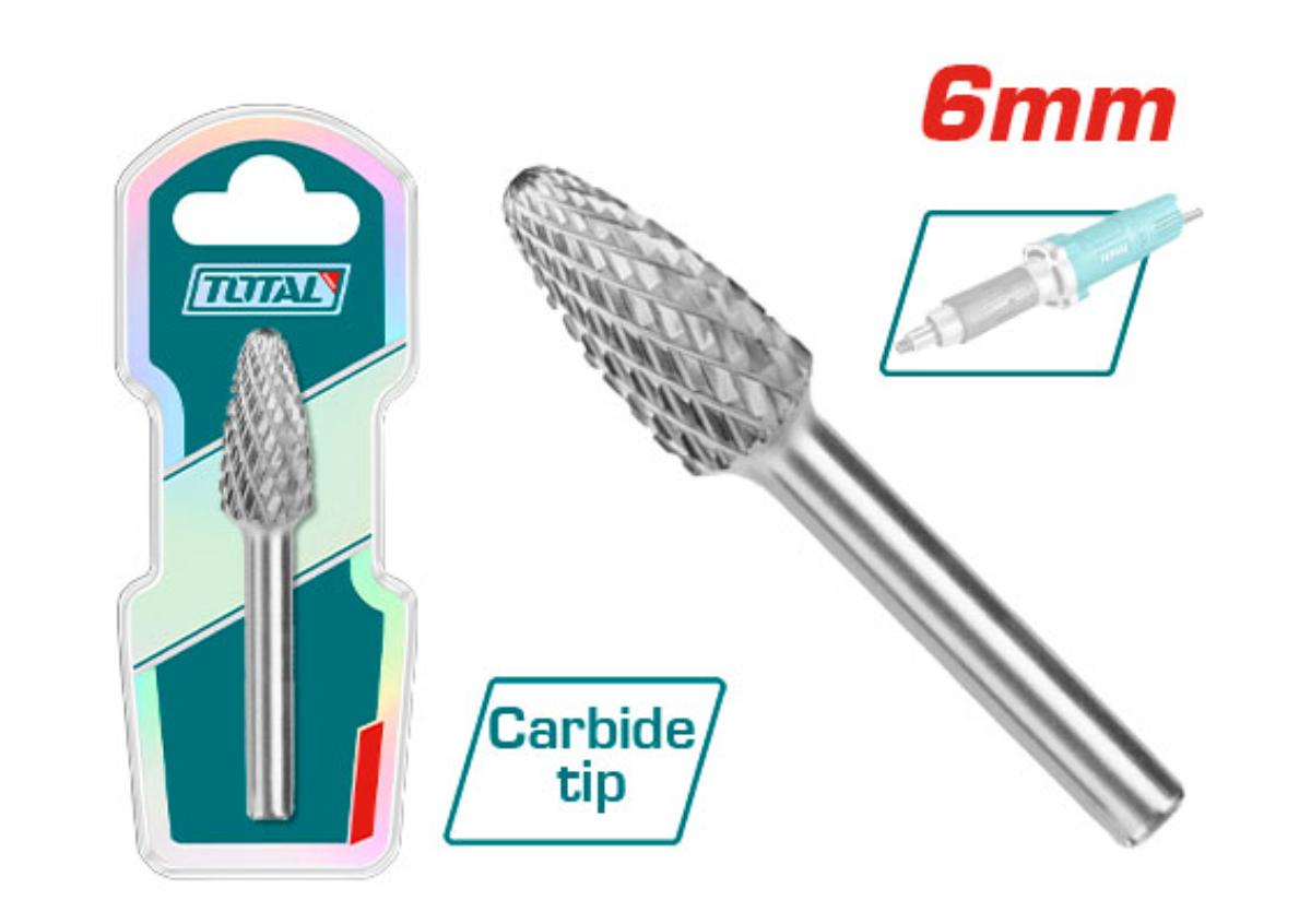 Բորֆրեզ կարբիդե 6մմ TOTAL TAKC1005