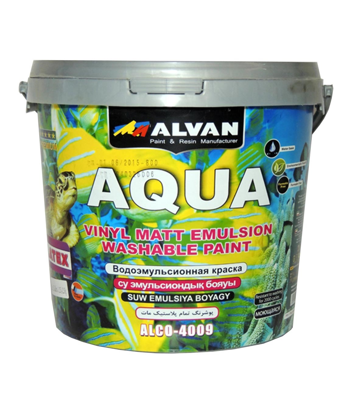 Ներկ ջրաէմուլսիոն  11,25կգ  Aqua Latex  ALVAN