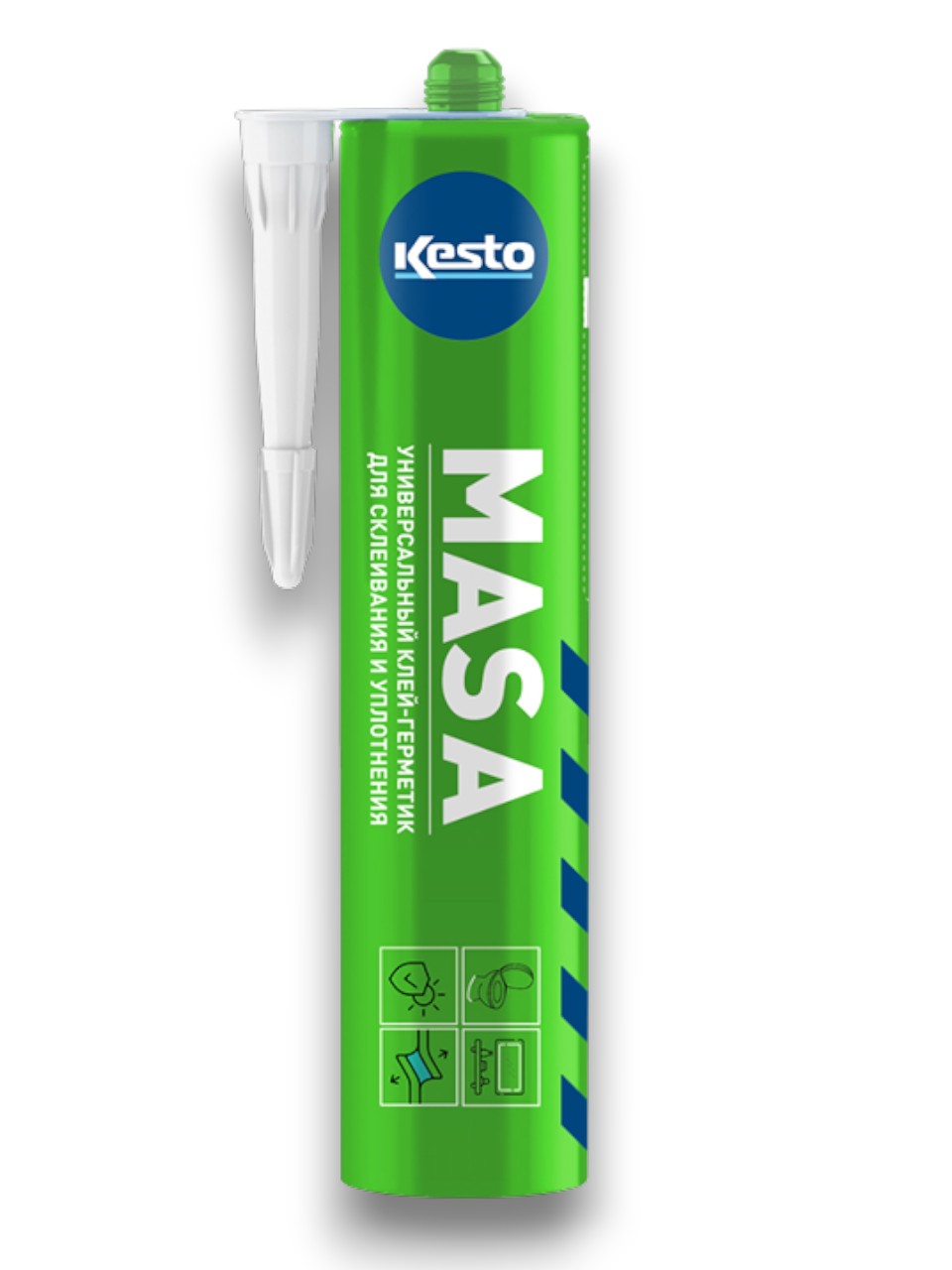 Герметик гибридный 310 мл черный 50 Kesto