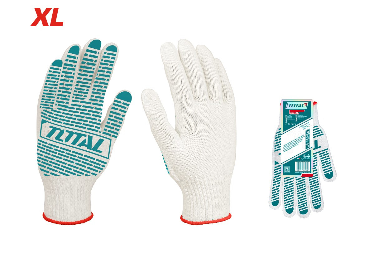 Աշխատանքային ձեռնոց կտորից TOTAL TSP11102