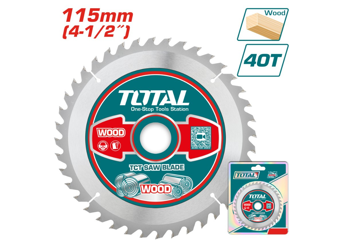 Диск по дереву  115x22.2мм  TAC231255 TOTAL